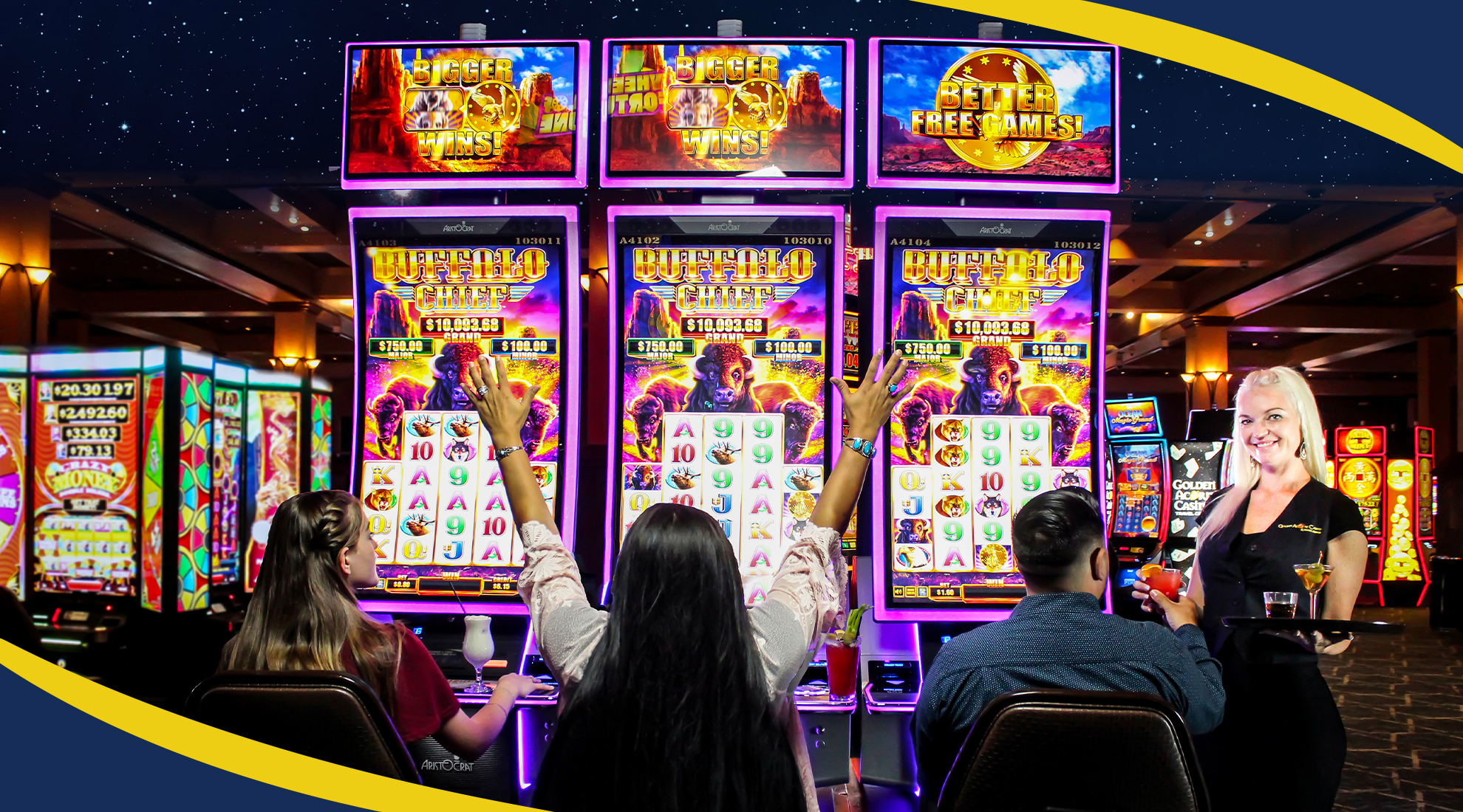 men-playing-slot-machines-at-golden-acorn-casino